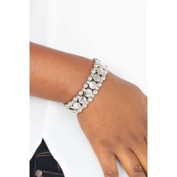 Metro Magnetism Silver Bracelet (137) - Picture 1 of 2